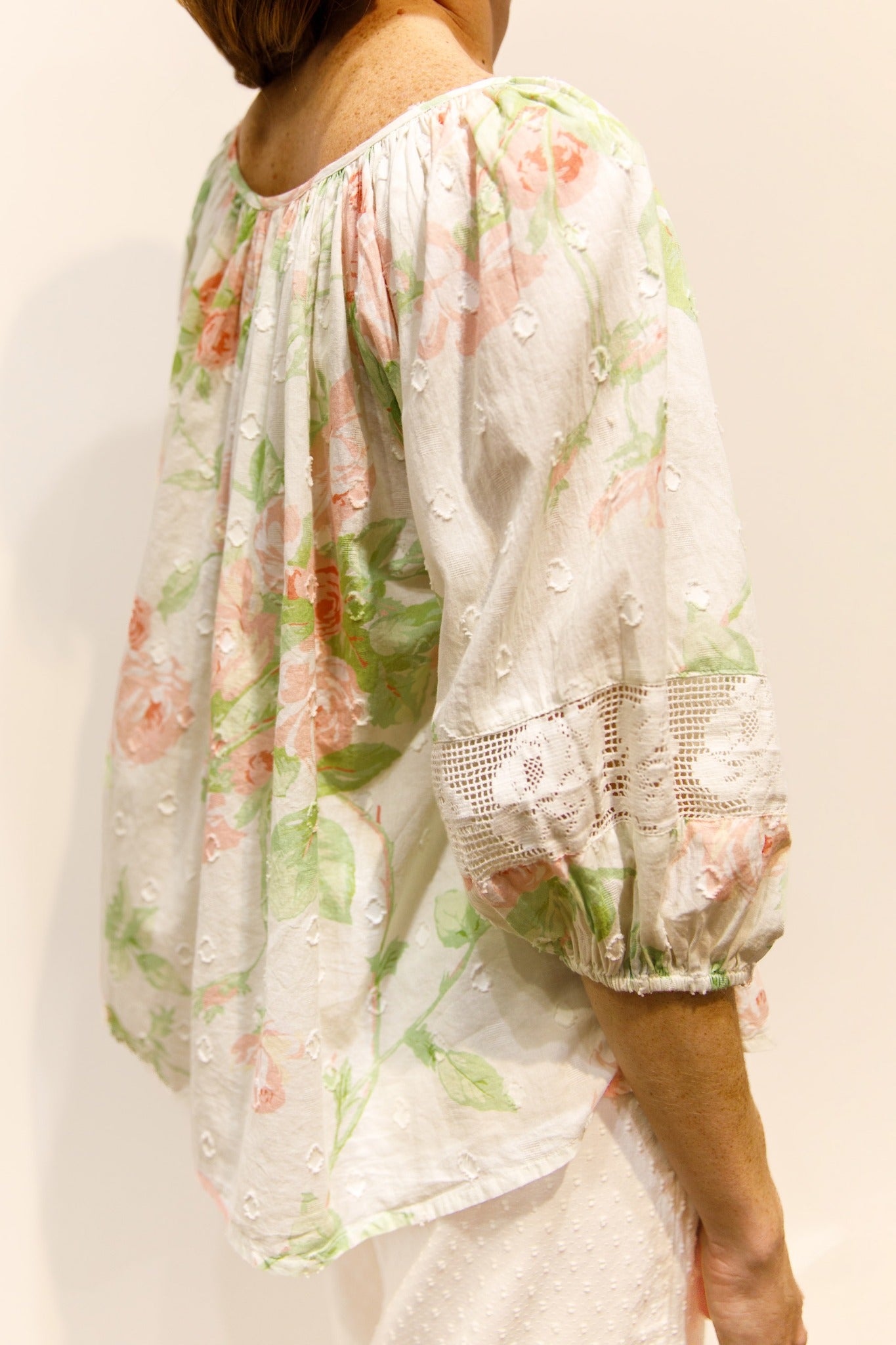 Blouse imprimée roses – Nuage