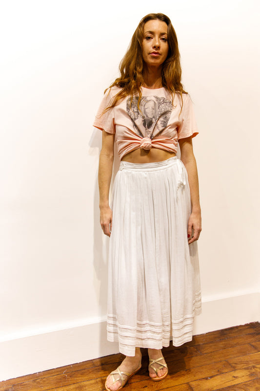 Jupe portefeuille à plis – Aimée