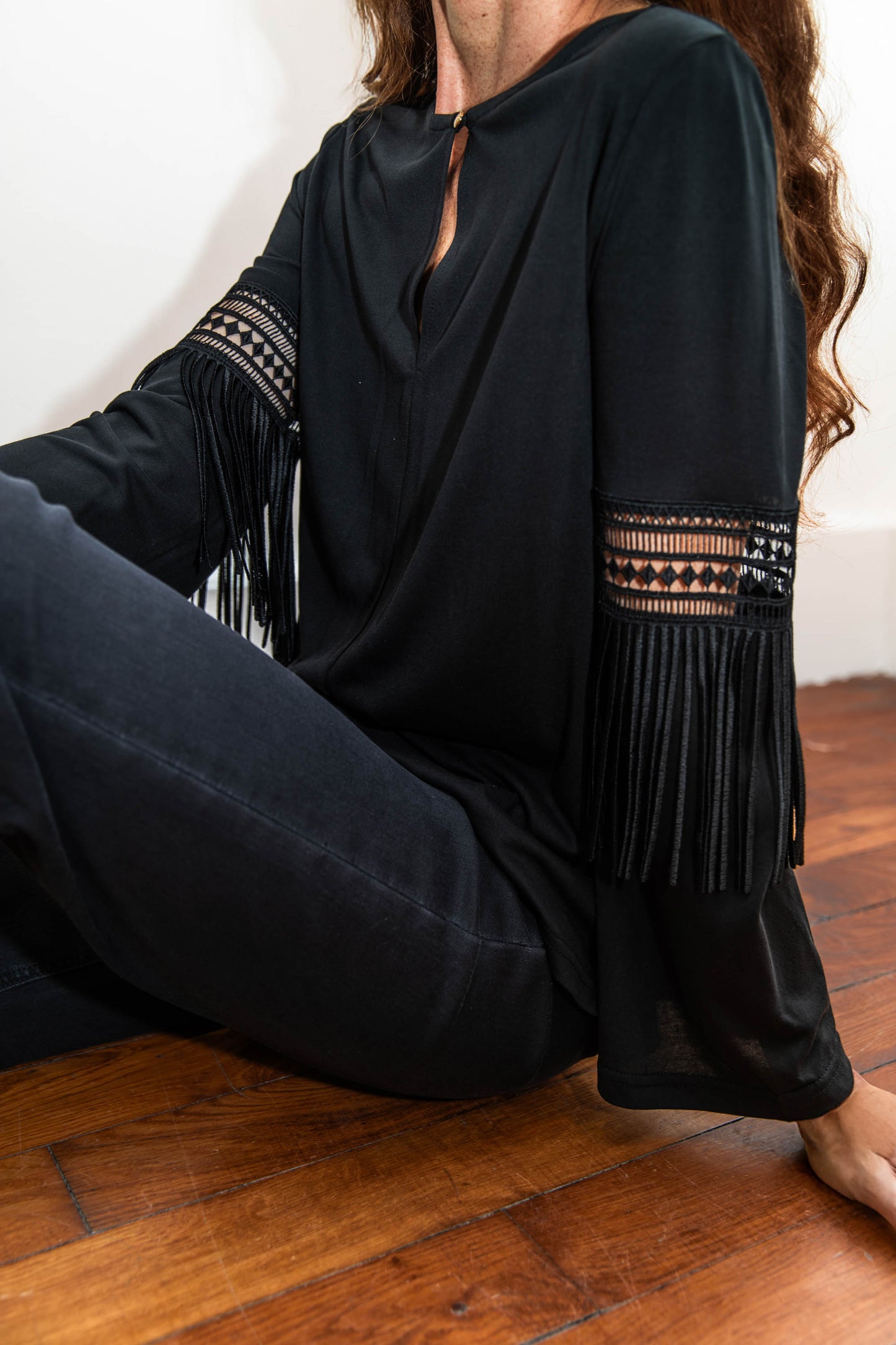 Blouse à franges - Aria