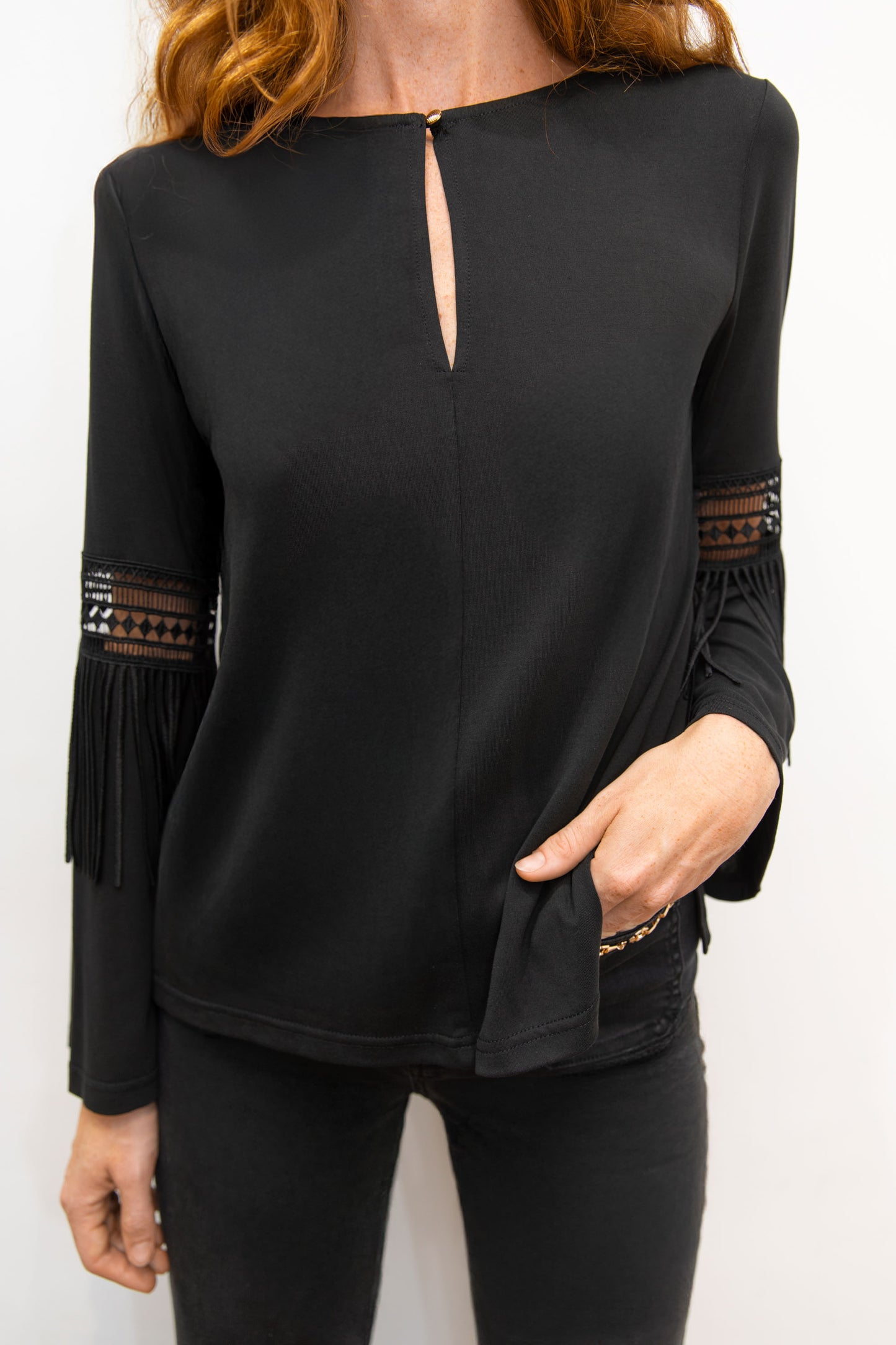 Blouse à franges - Aria