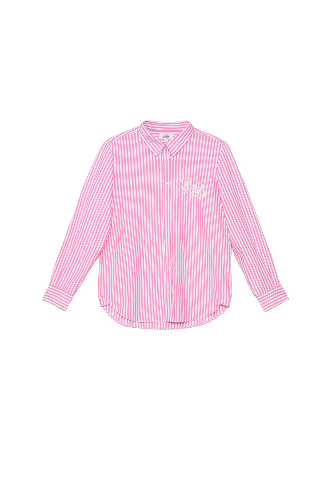 Chemise large à rayures rose - Babeth BB,