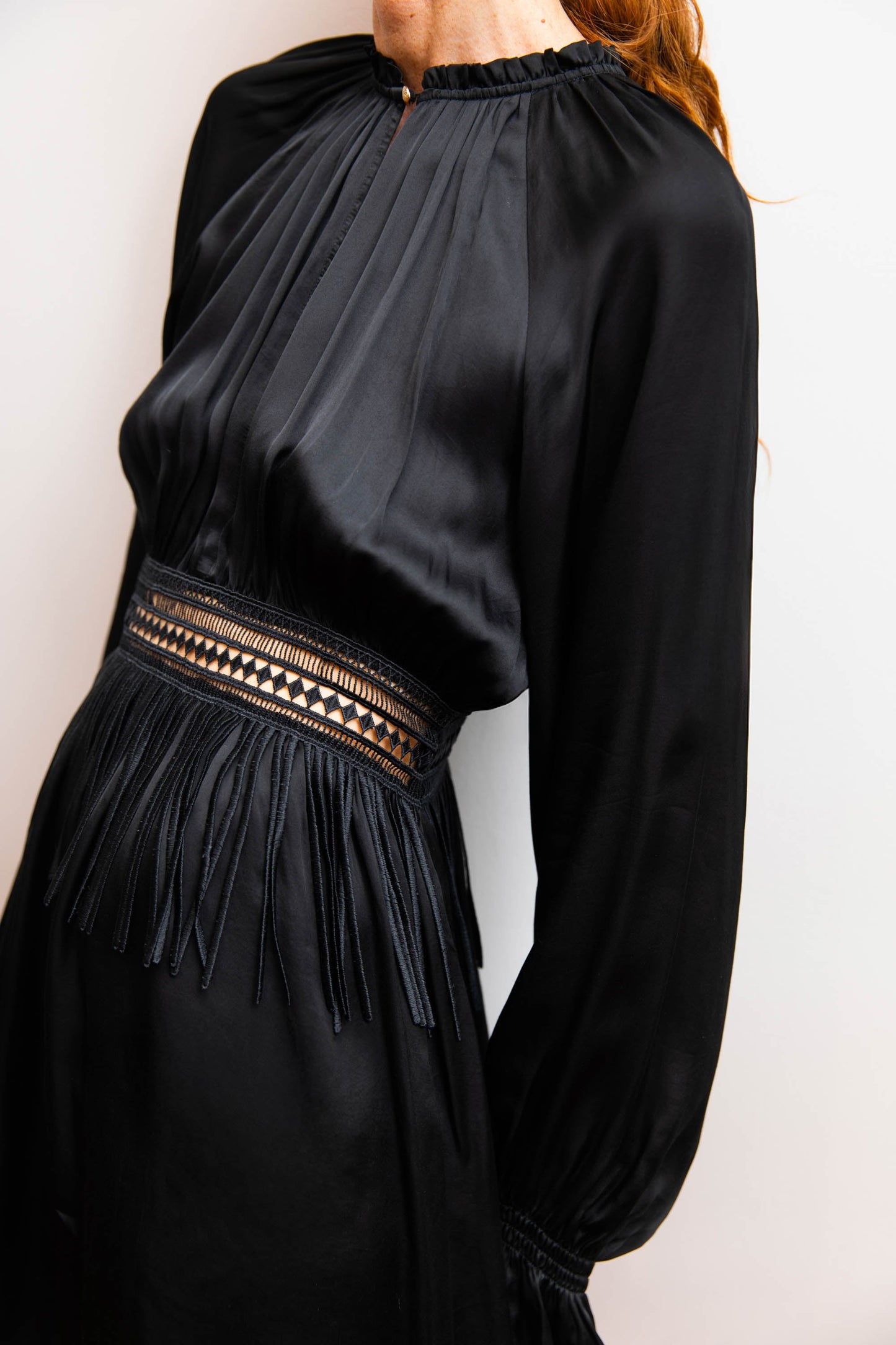 Robe courte à franges - Balajo