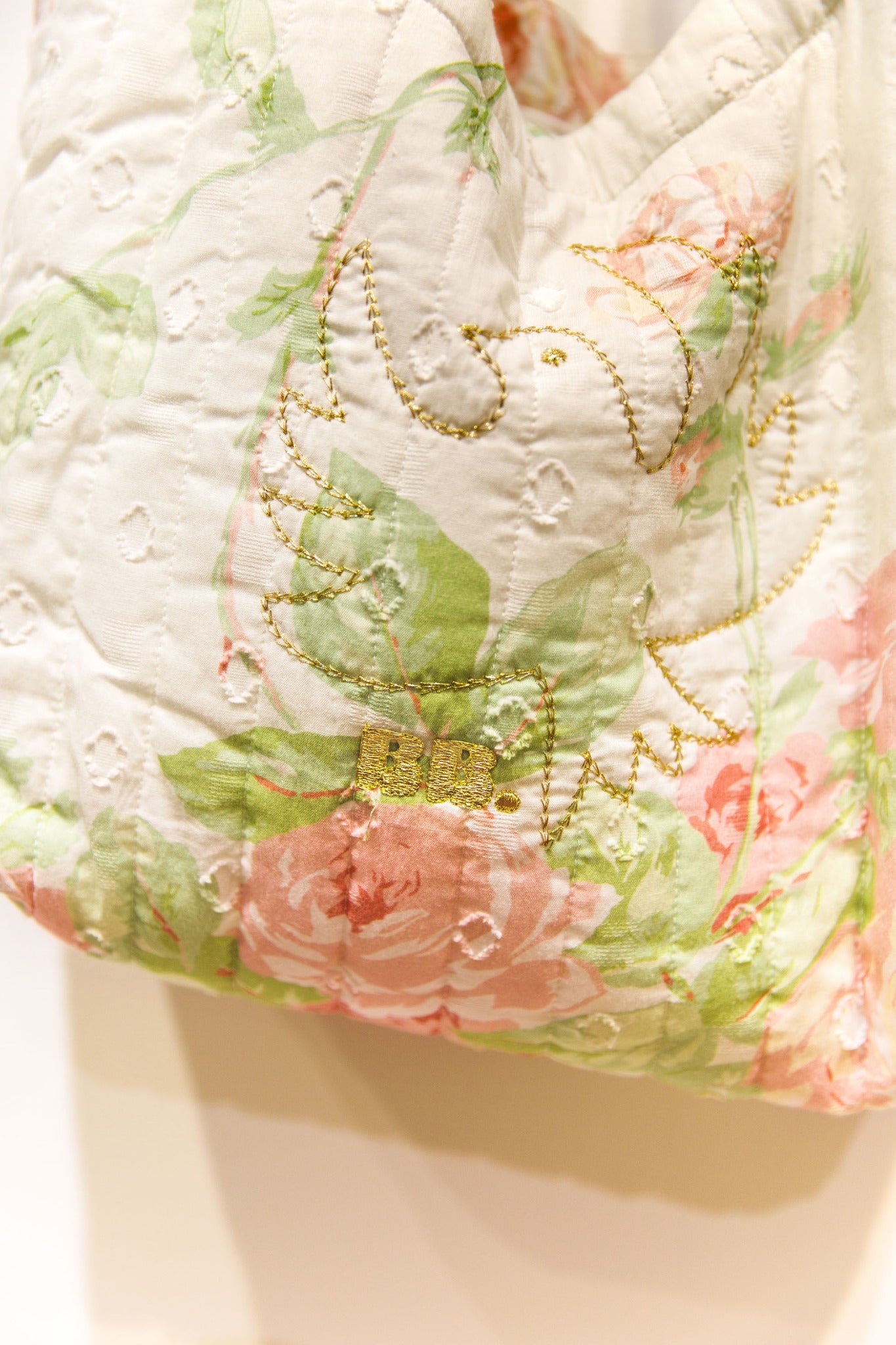 Sac matelassé imprimé roses – Bambola