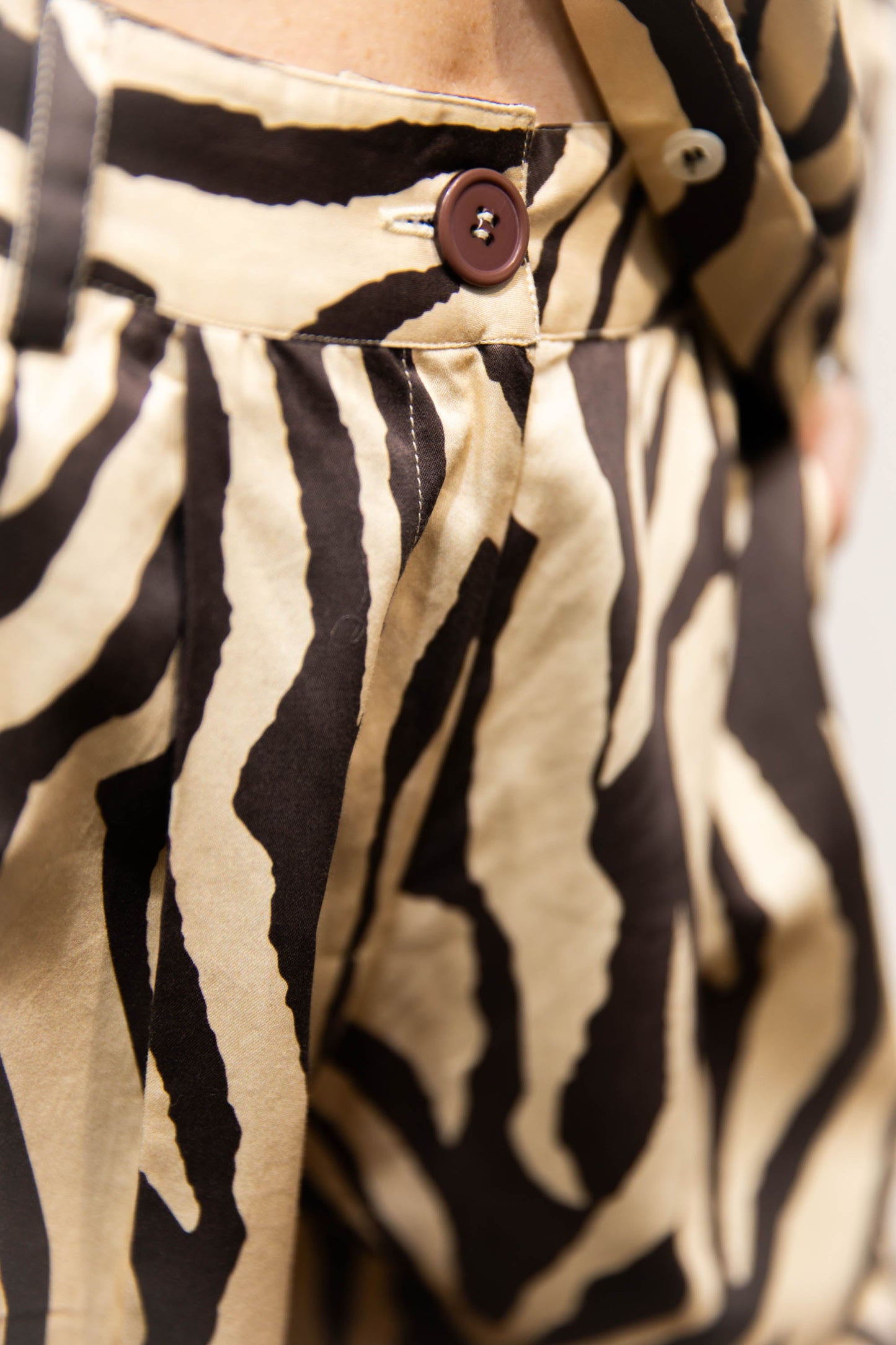 Pantalon large zebré - Fizzz