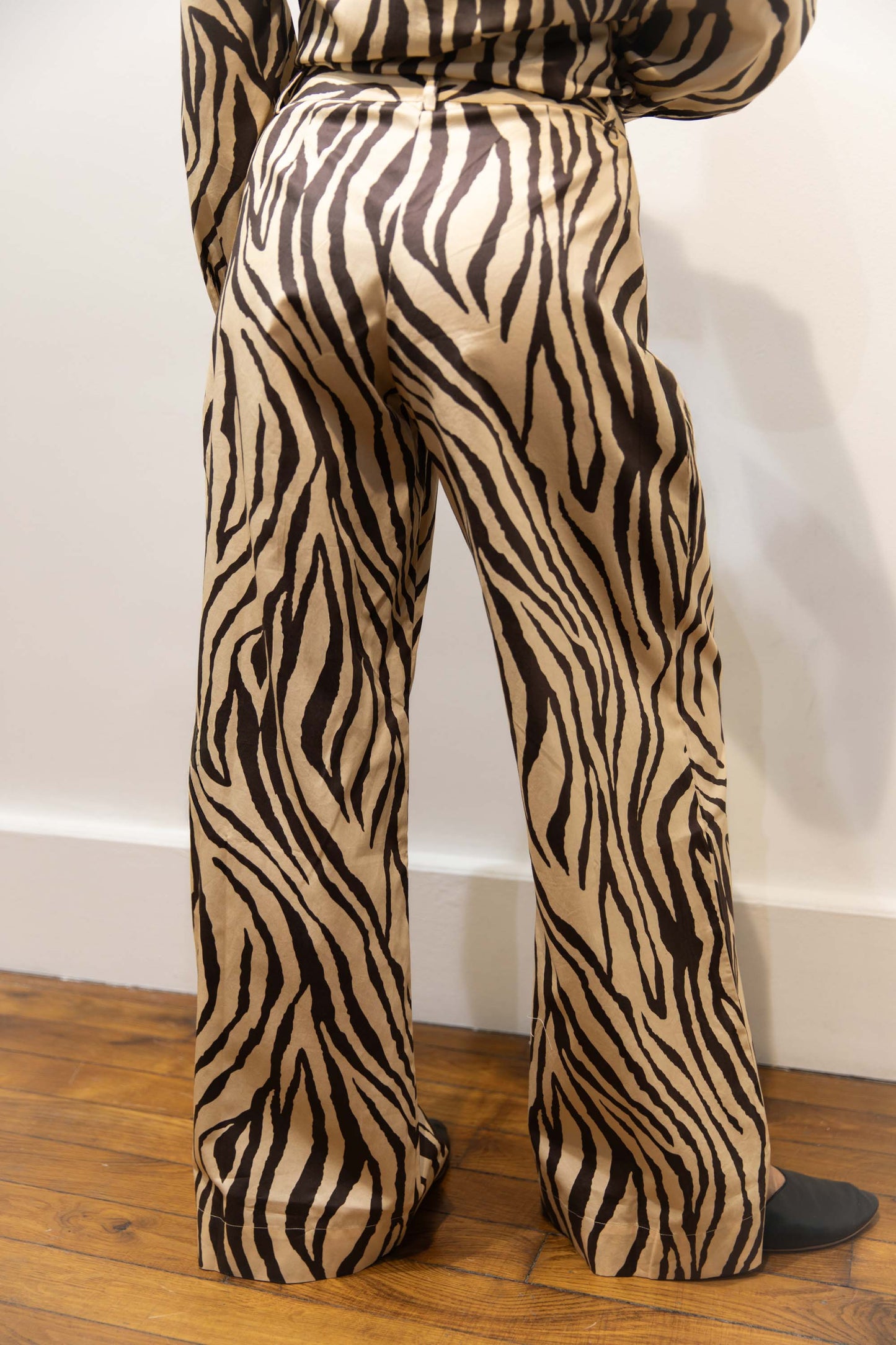 Pantalon large zebré - Fizzz