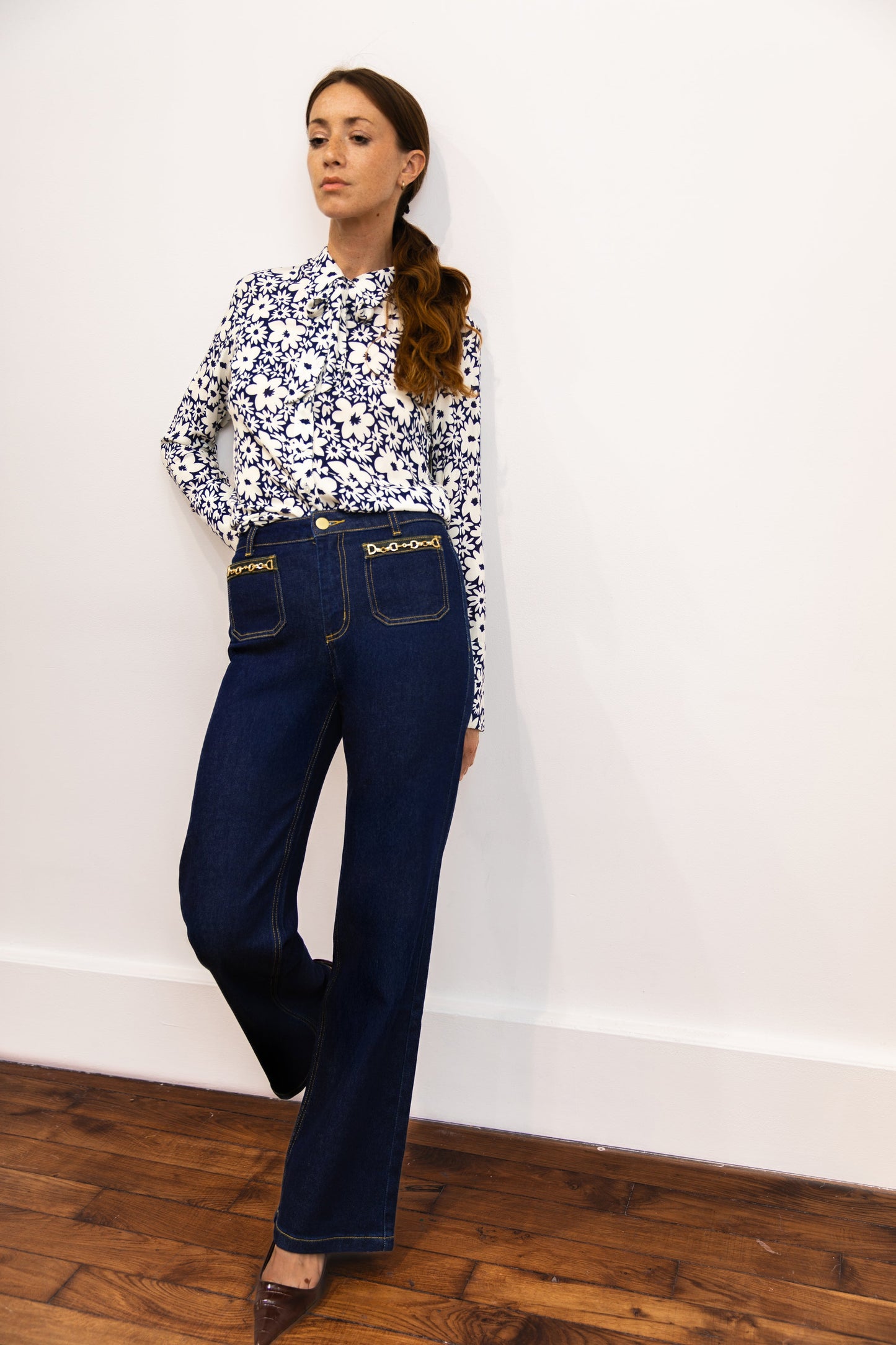 Pantalon flare brut - Milan