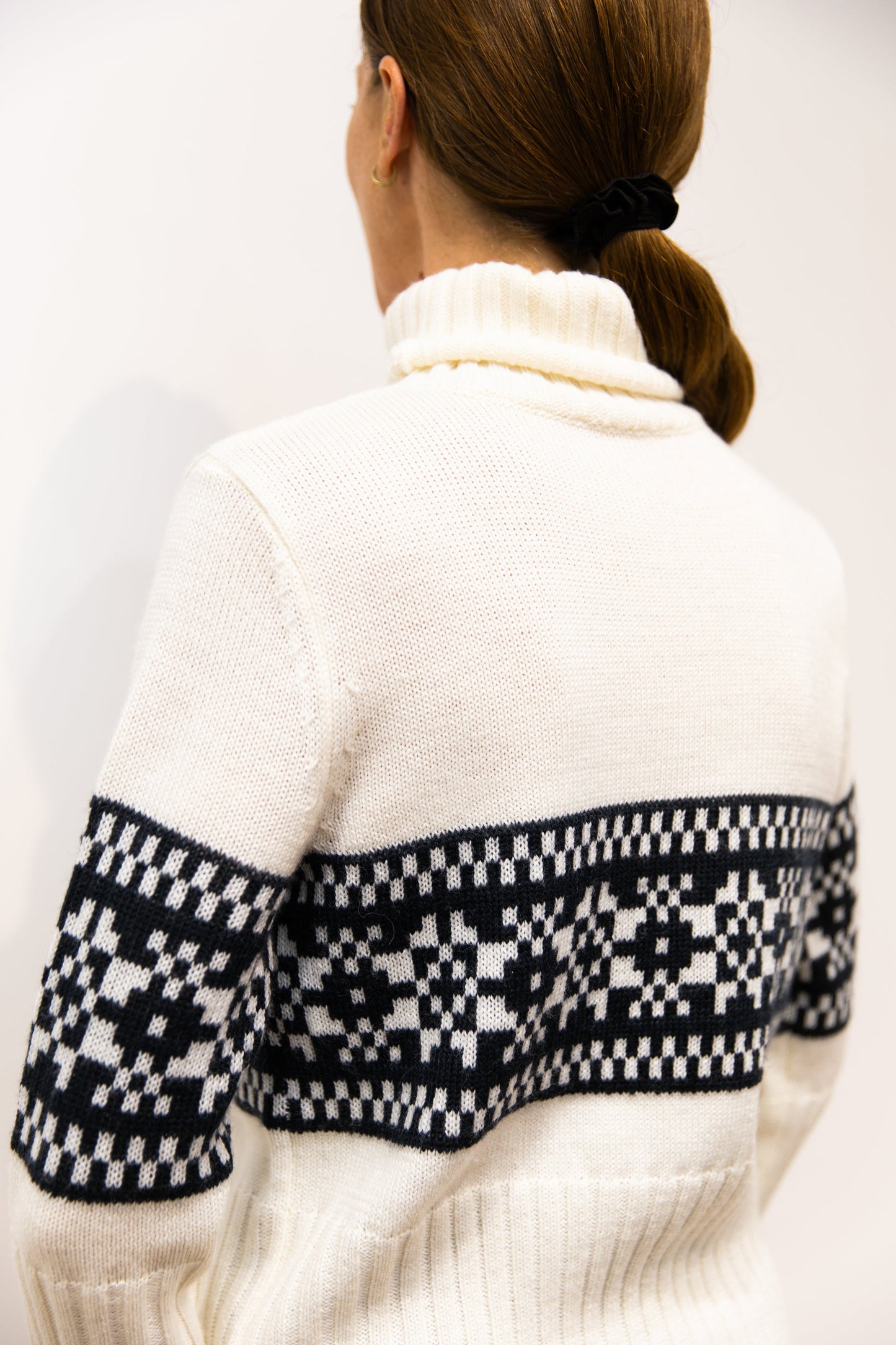 Pull col roulé - Neige