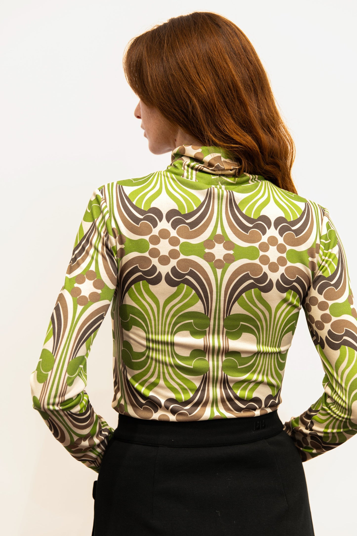 Top col roulé motifs - Regent