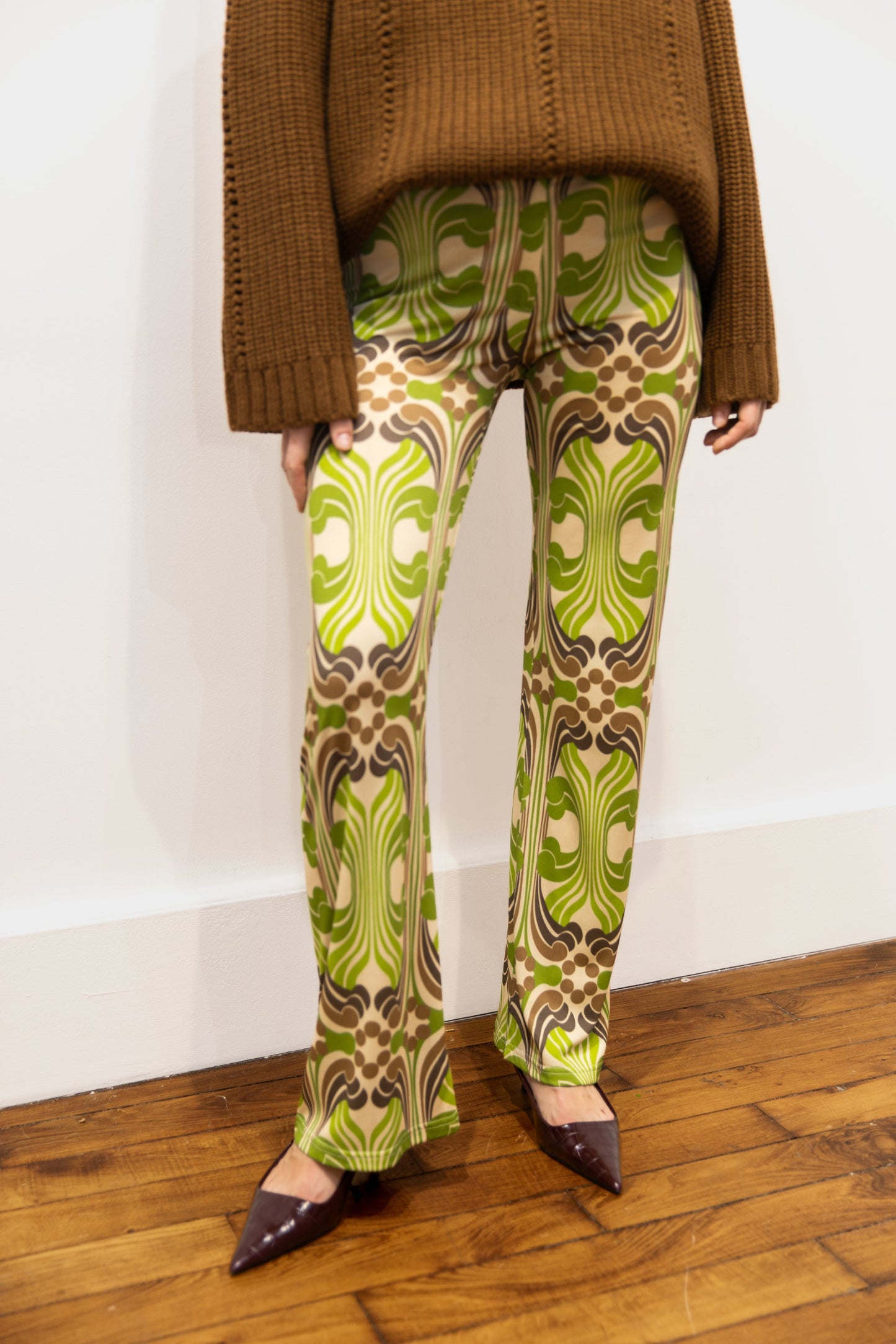 Pantalon flare graphique - Mayfair