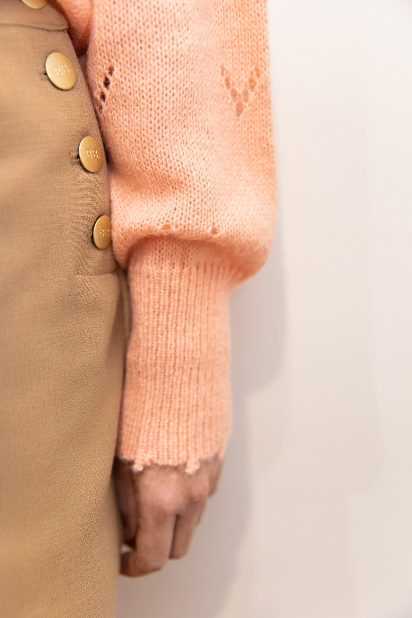 Jupe courte camel - Wizz