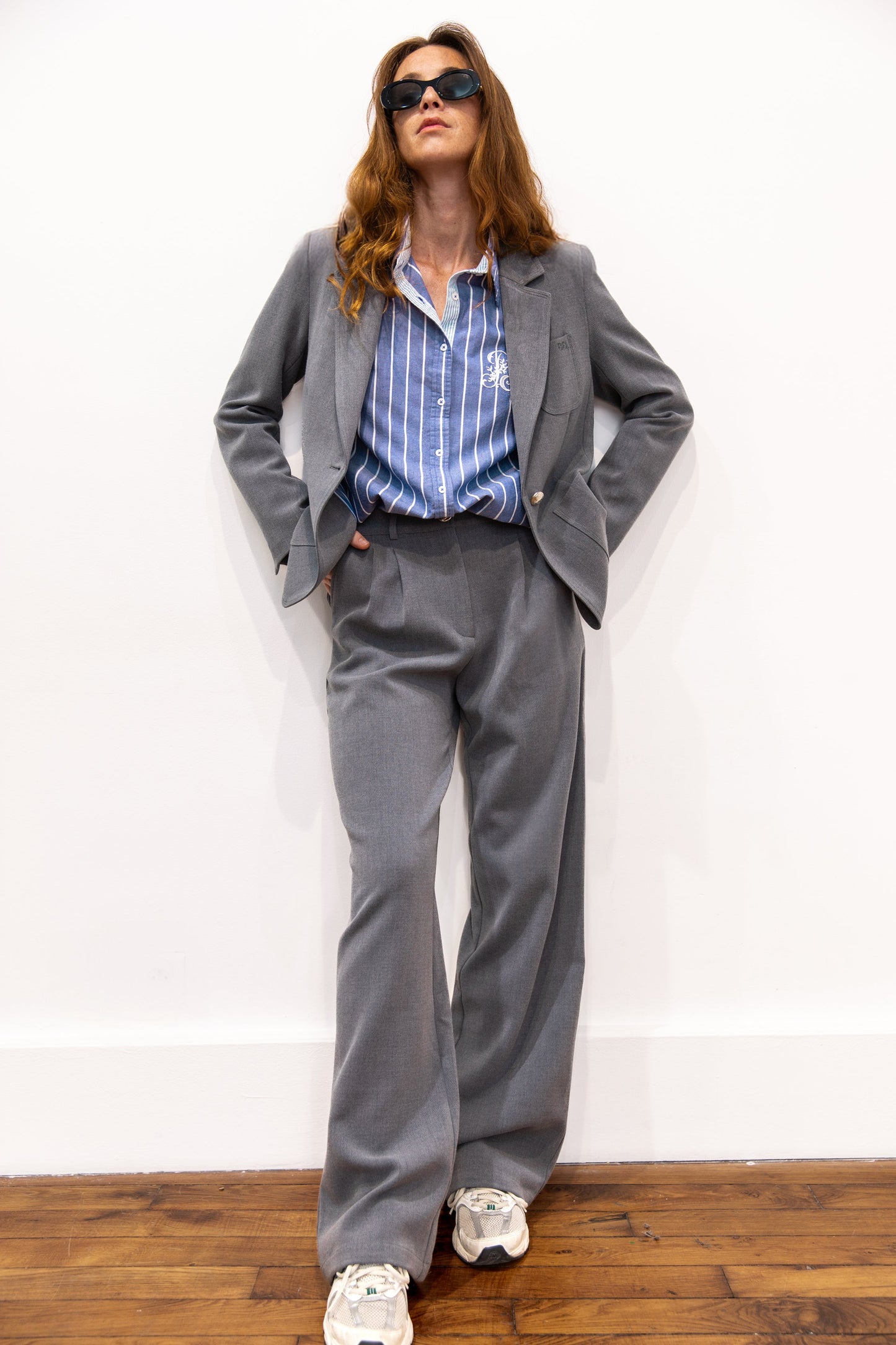 Pantalon large à pince - Anouk