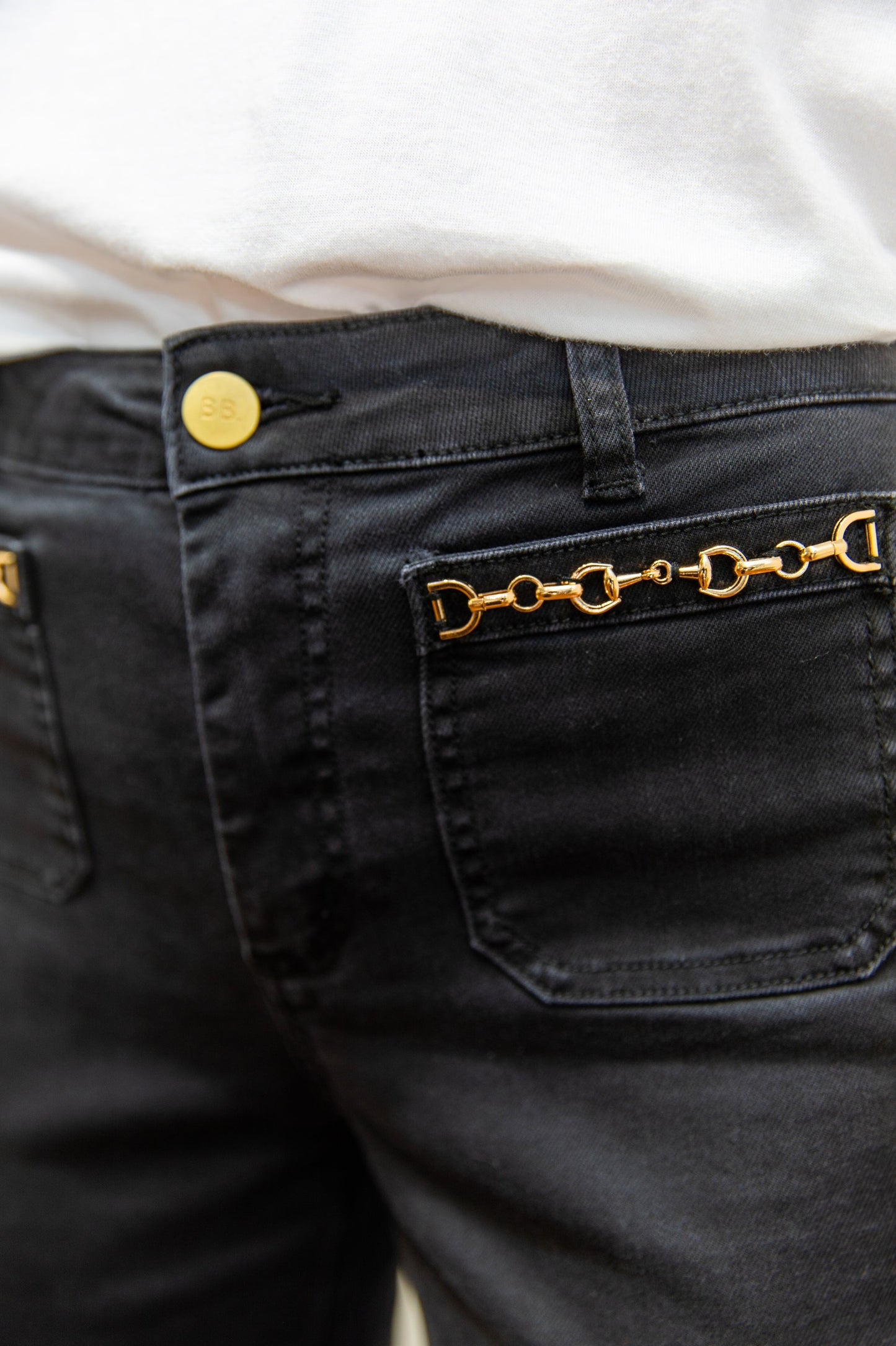 Pantalon flare noir - Milan