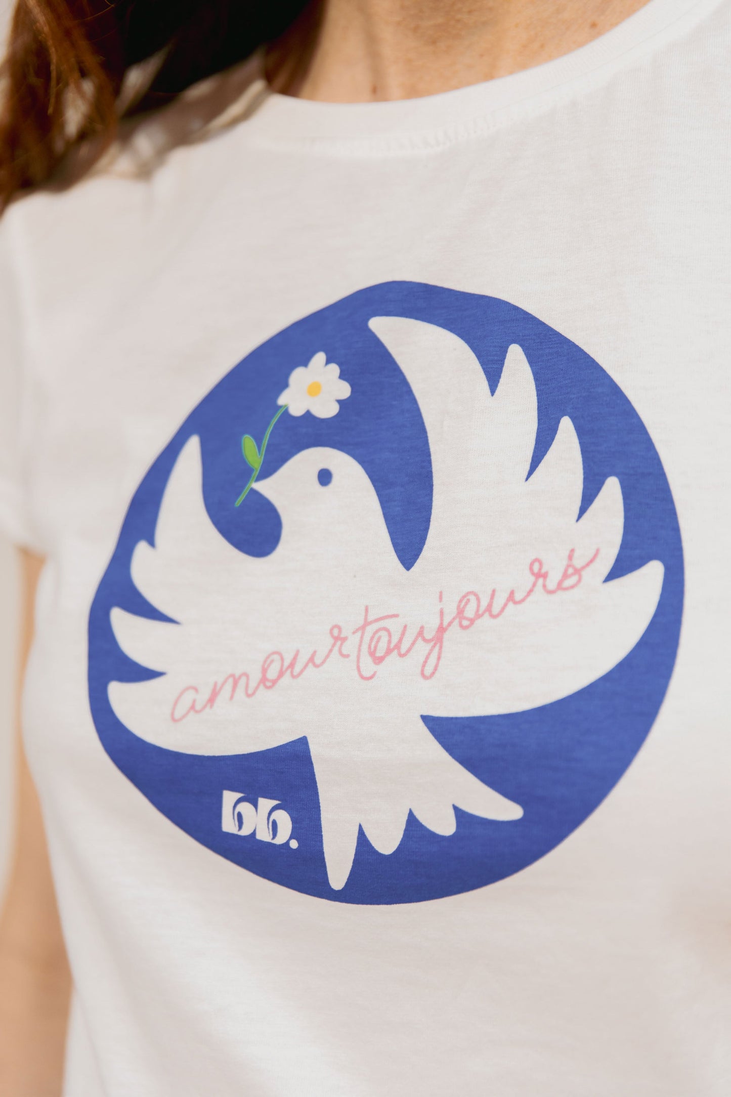 T-shirt Blanc - Amour