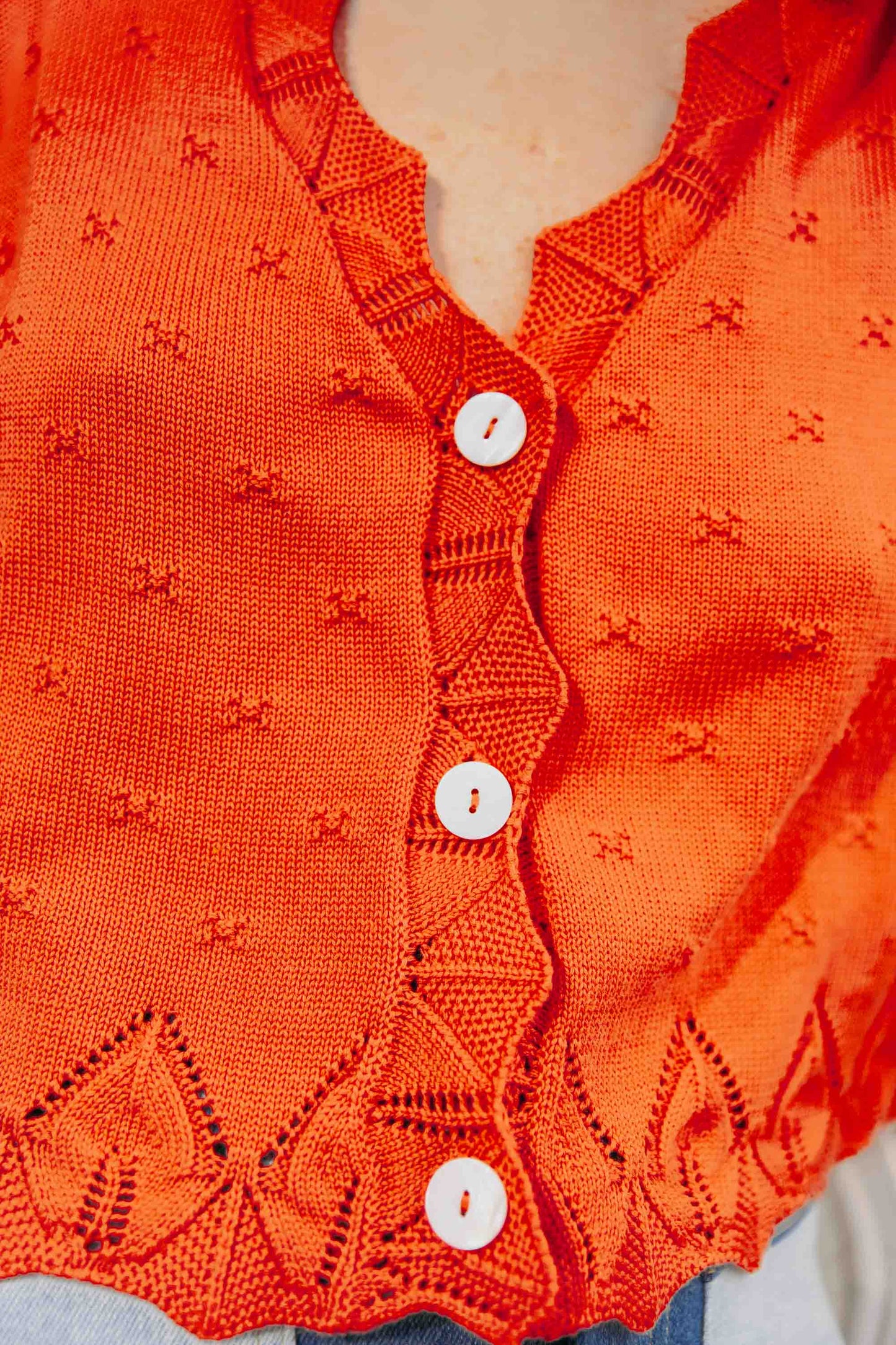 Gilet corail - Graziella