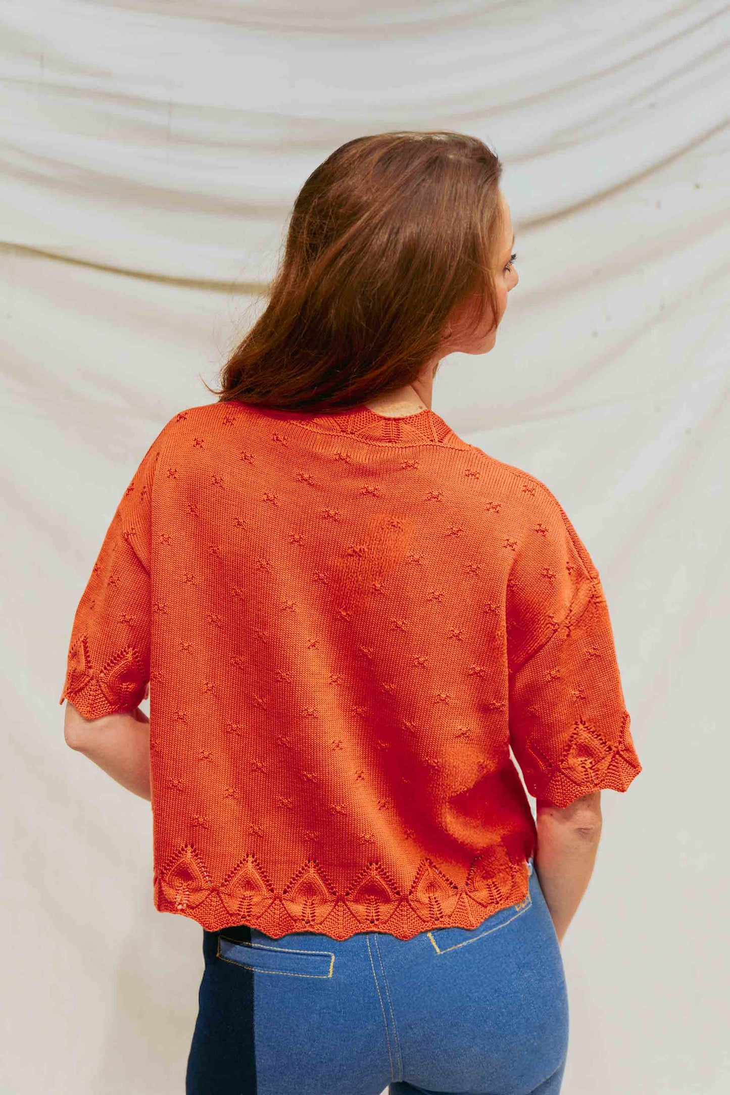 Gilet corail - Graziella