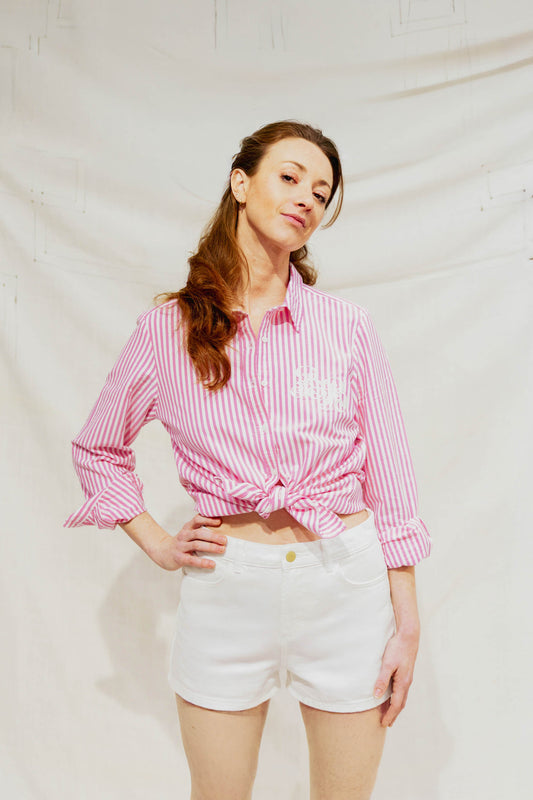 Short Blanc en jean - Michelle