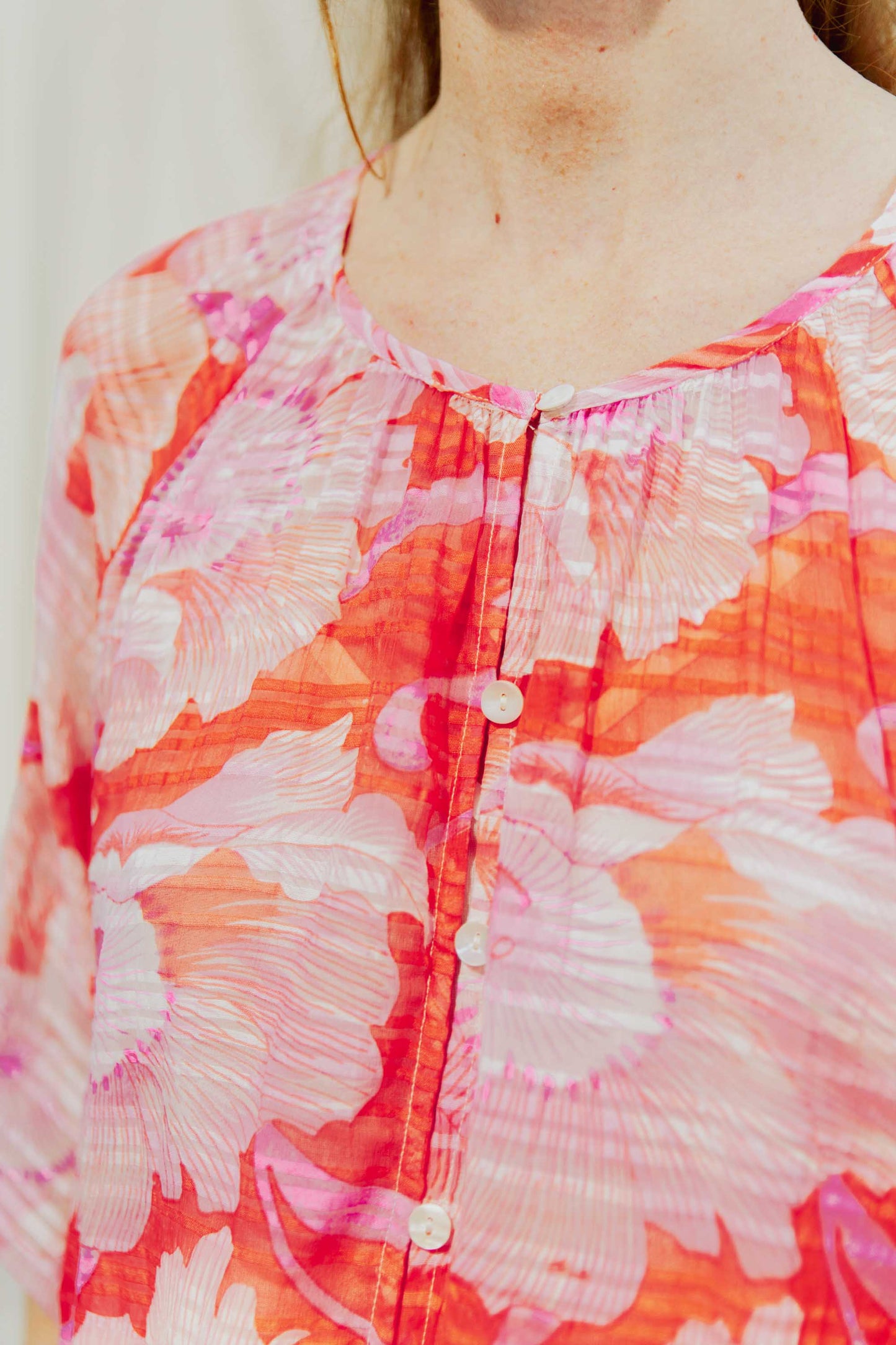 Blouse à imprimé floral - Dream rayures