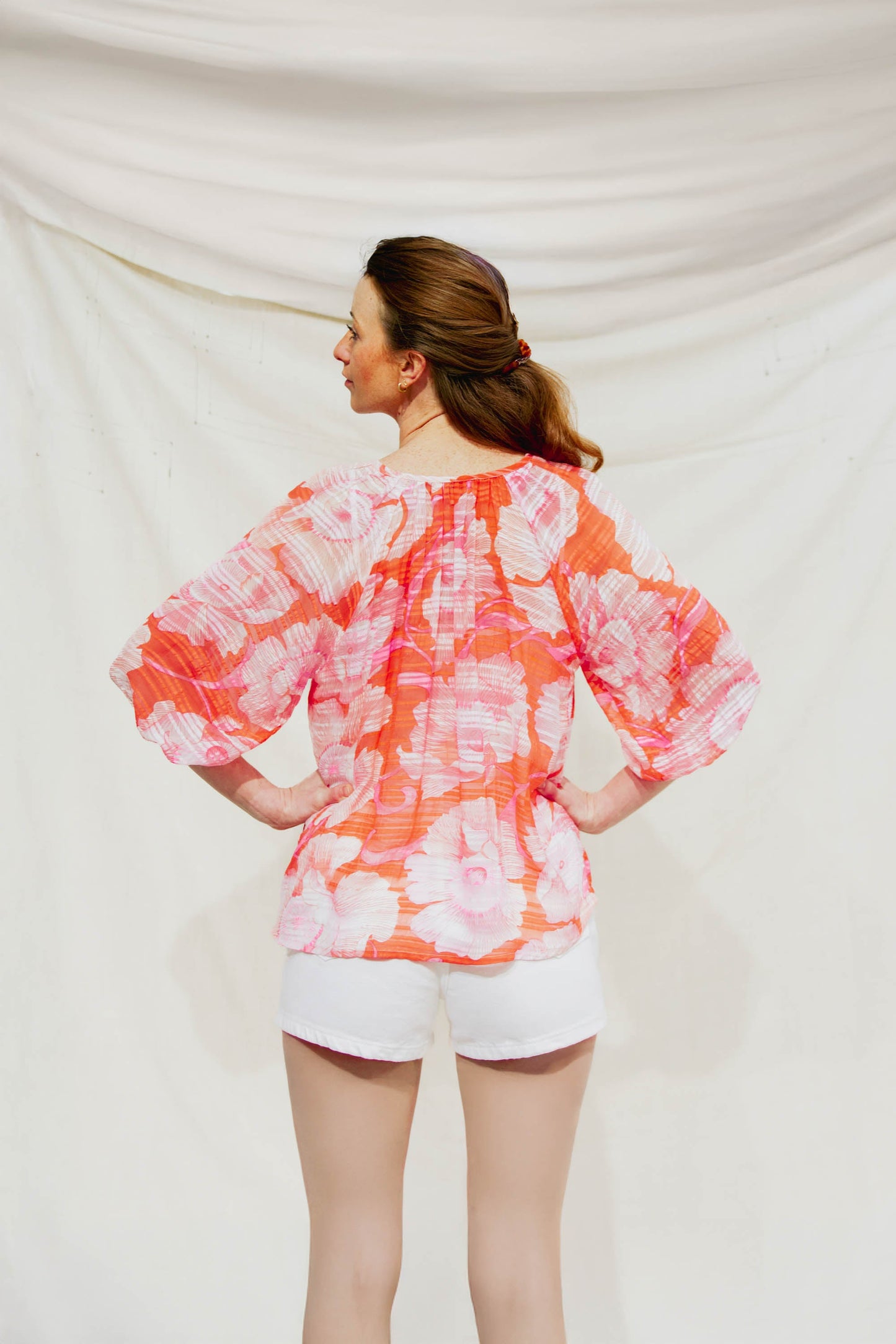 Blouse à imprimé floral - Dream rayures