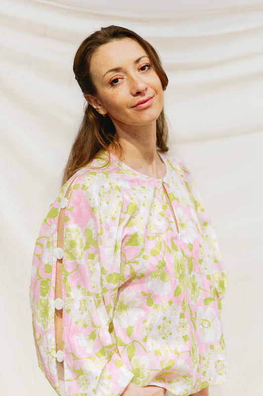 Blouse fleurie pastel - Madrague