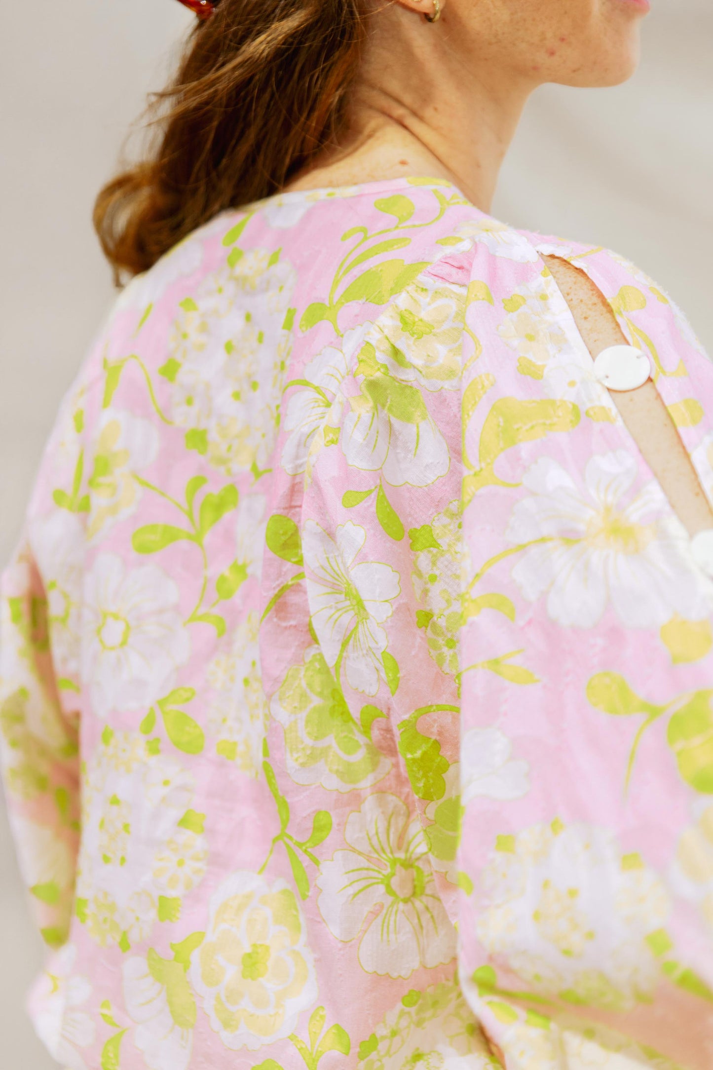 Blouse fleurie pastel - Madrague