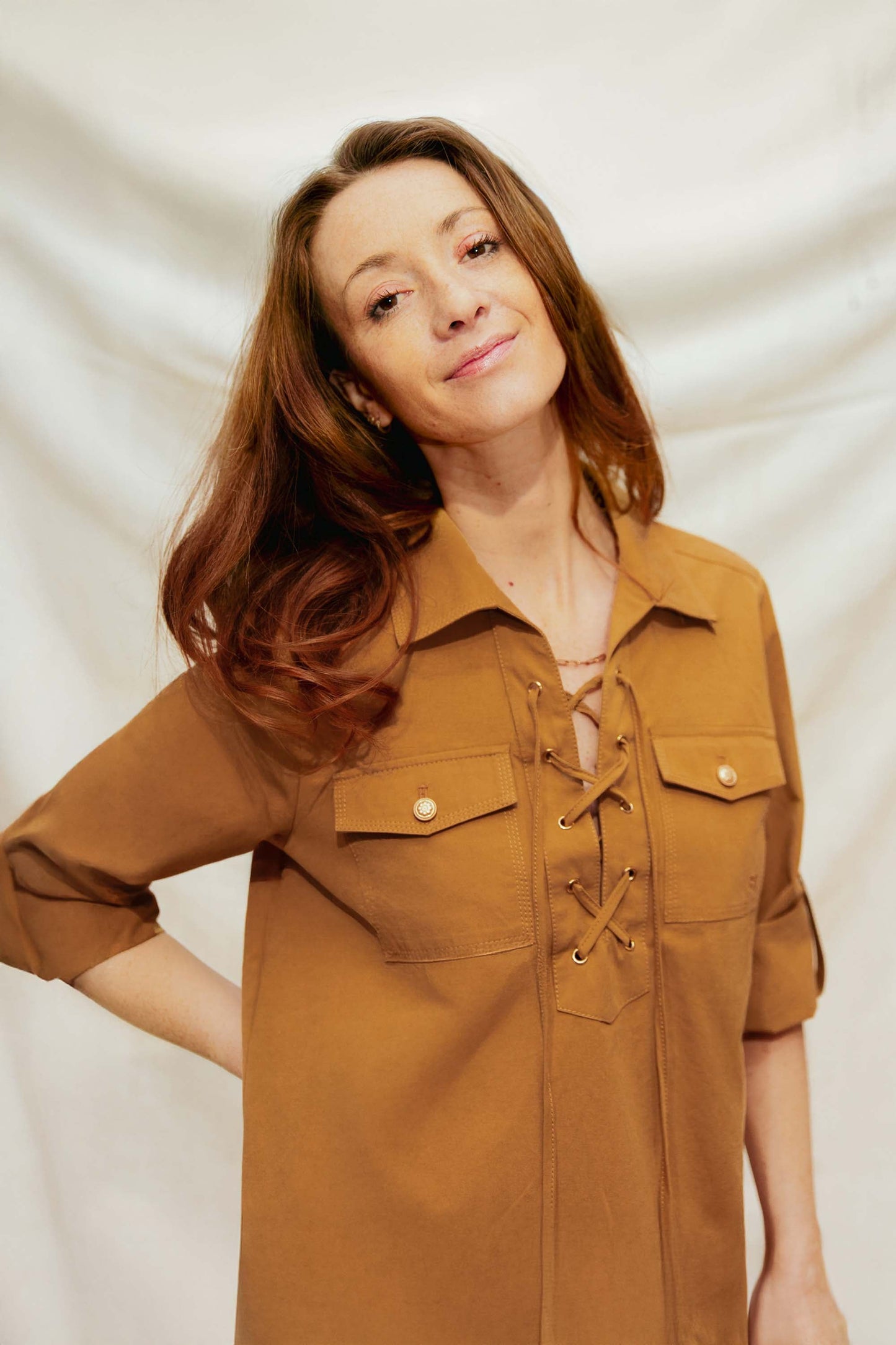 Blouse Beige Sable - Zénith