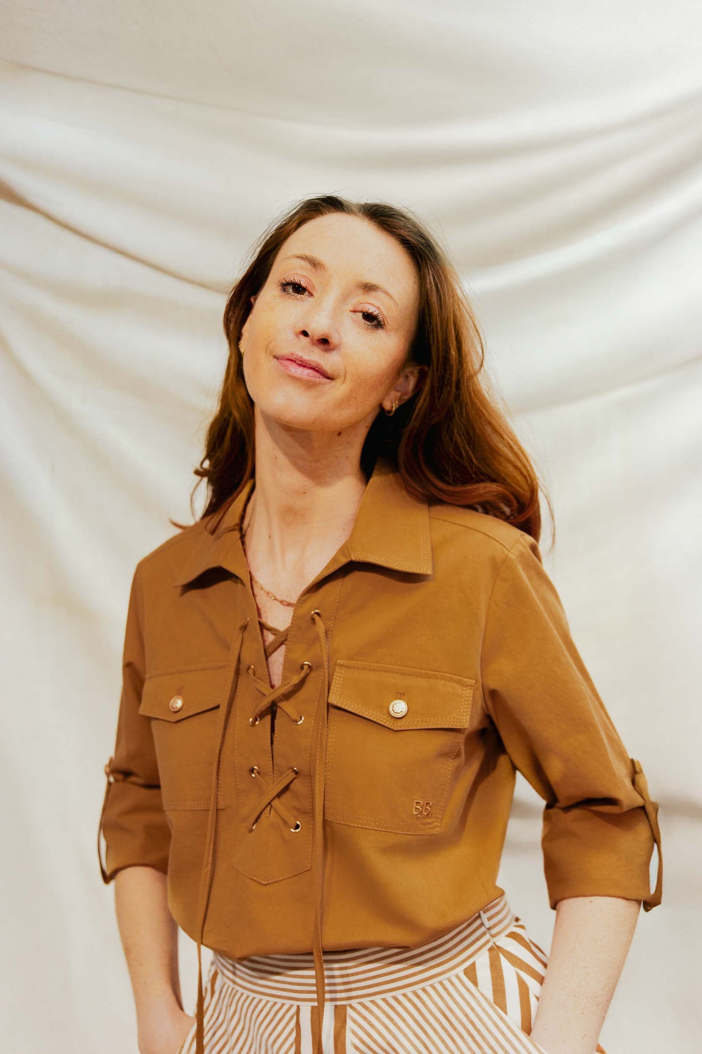 Blouse Beige Sable - Zénith