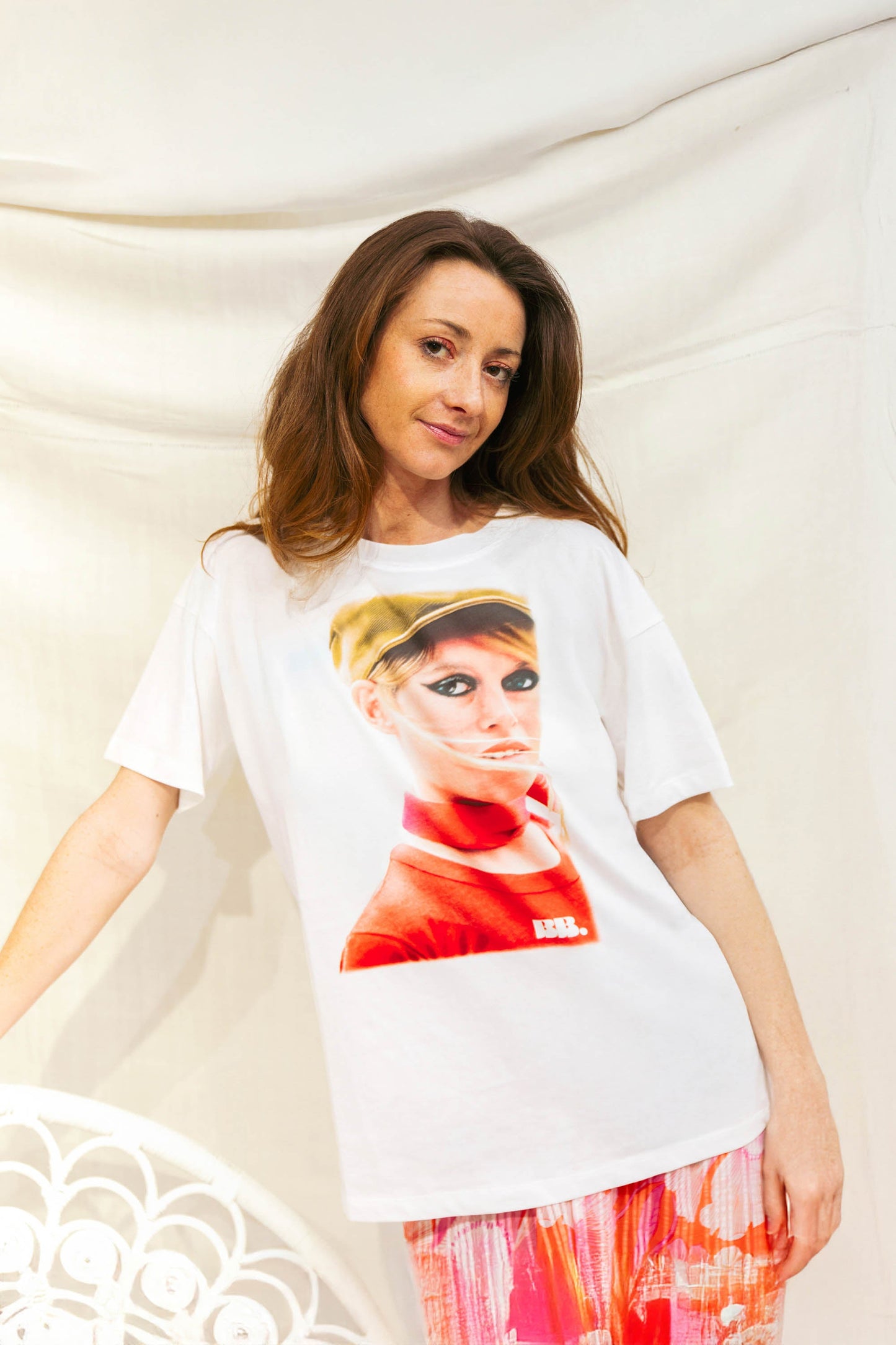 T-shirt Blanc Brigitte Bardot - Baby