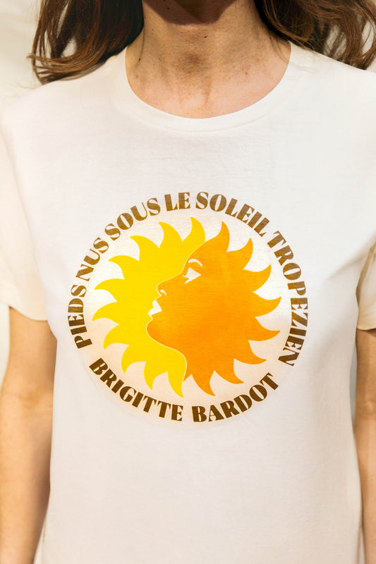 T-shirt Crème - Tropézien