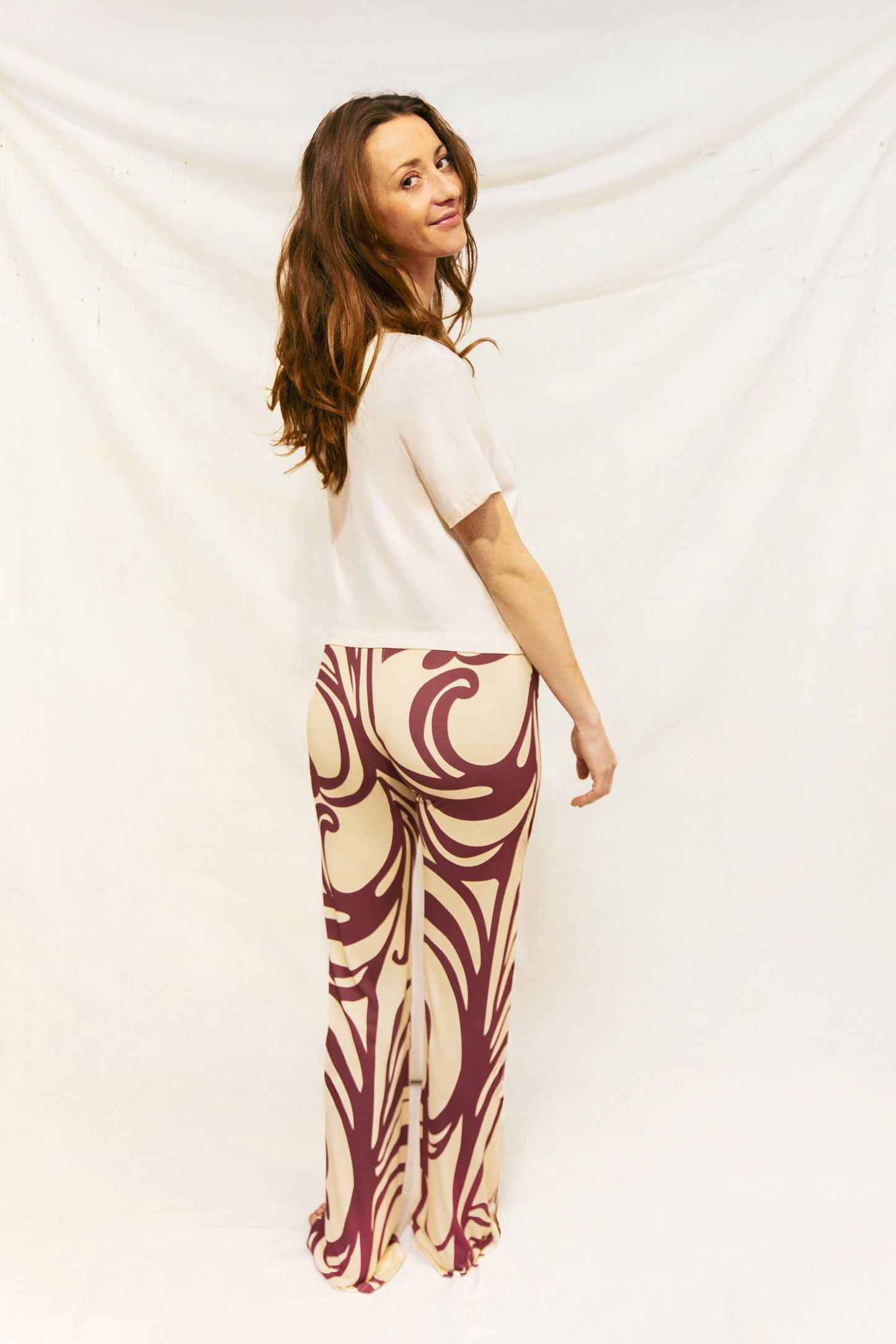 Pantalon évasé imprimé - Volute