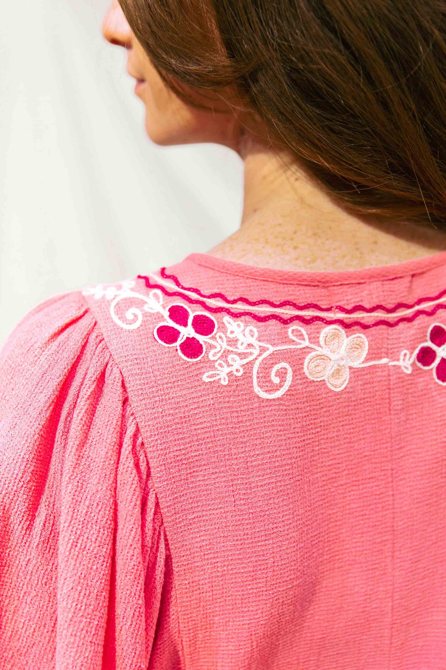 Robe Midi Rose - Gardenia