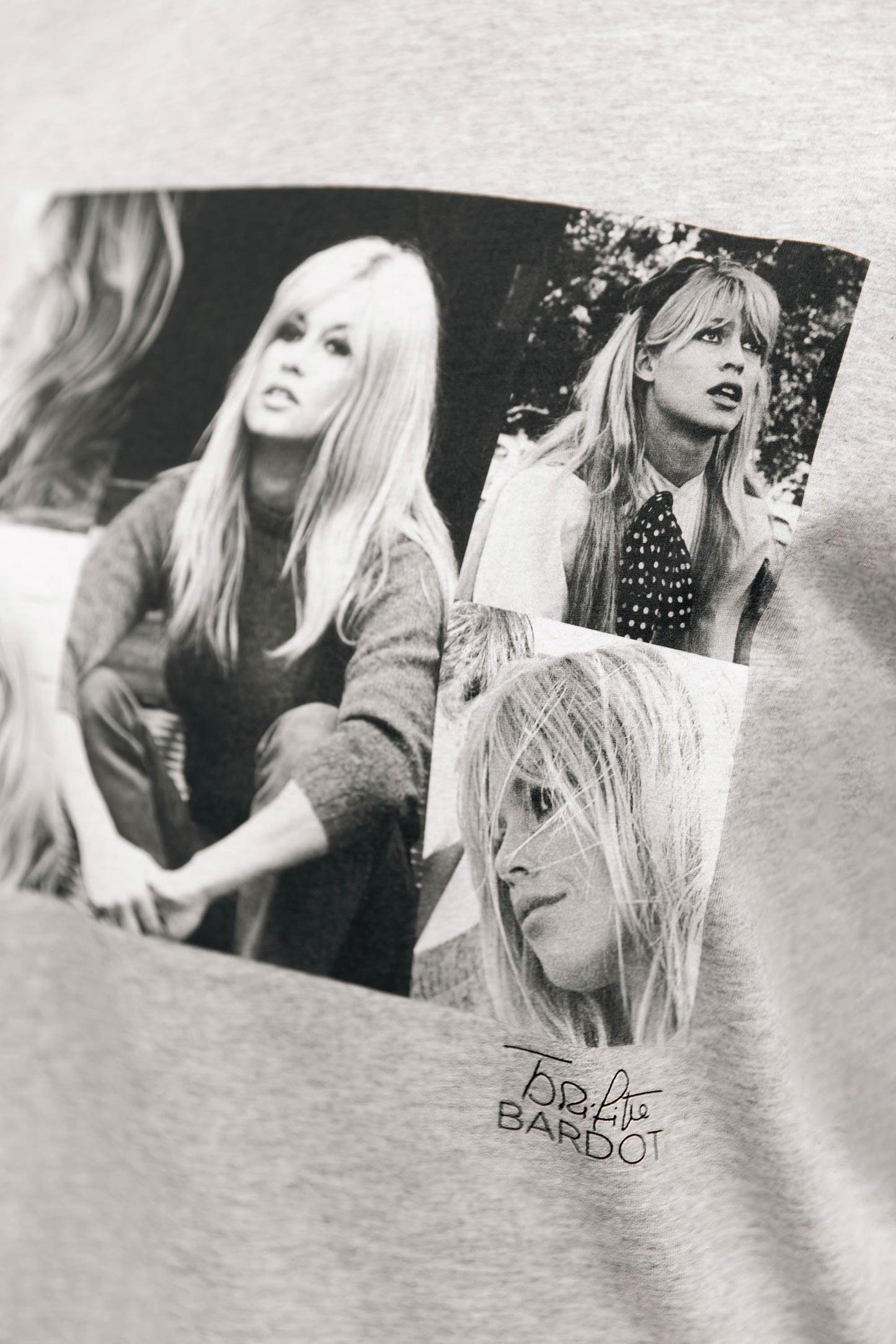 T-shirt large gris chiné - Fame