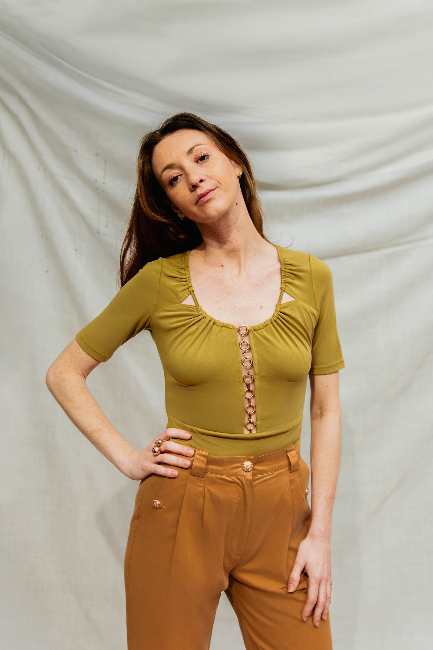 Body Vert Olive - Goldie