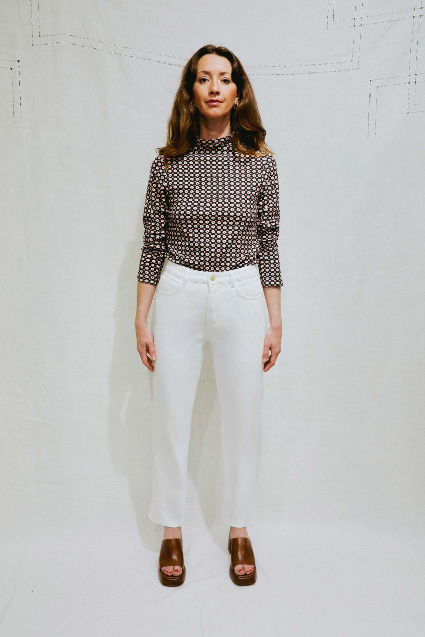 Jean Mom Blanc - Eddy