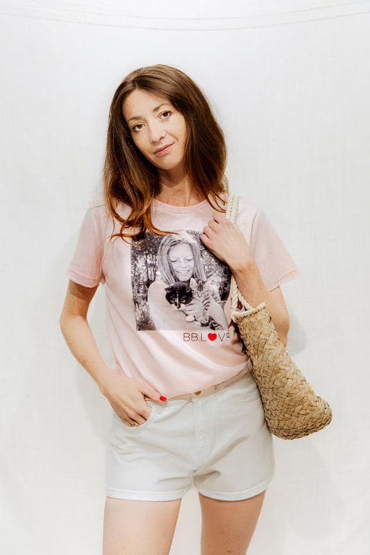 T-shirt imprimé rose - BB Love