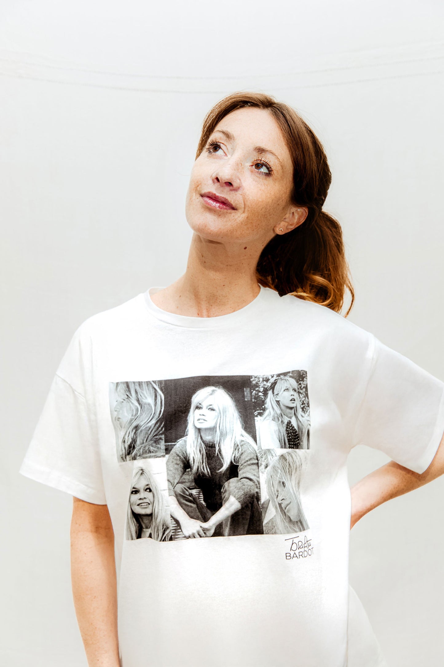 T-shirt large blanc - Fame