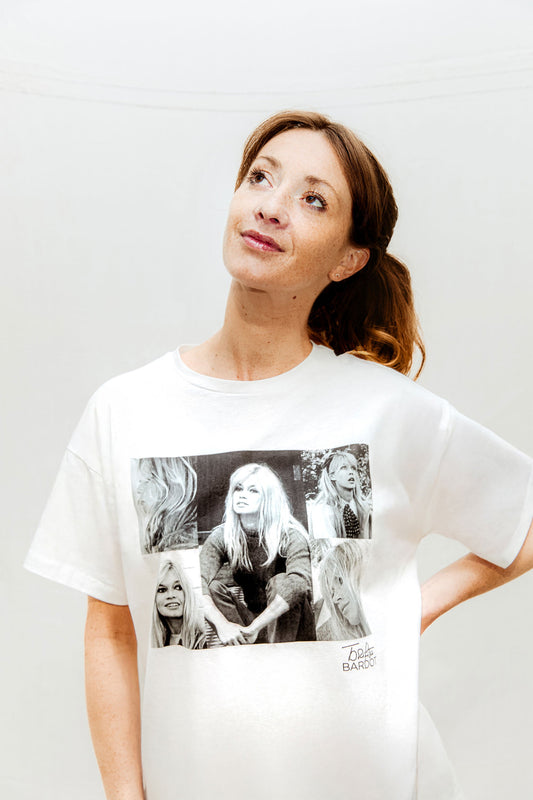 T-shirt large blanc - Fame