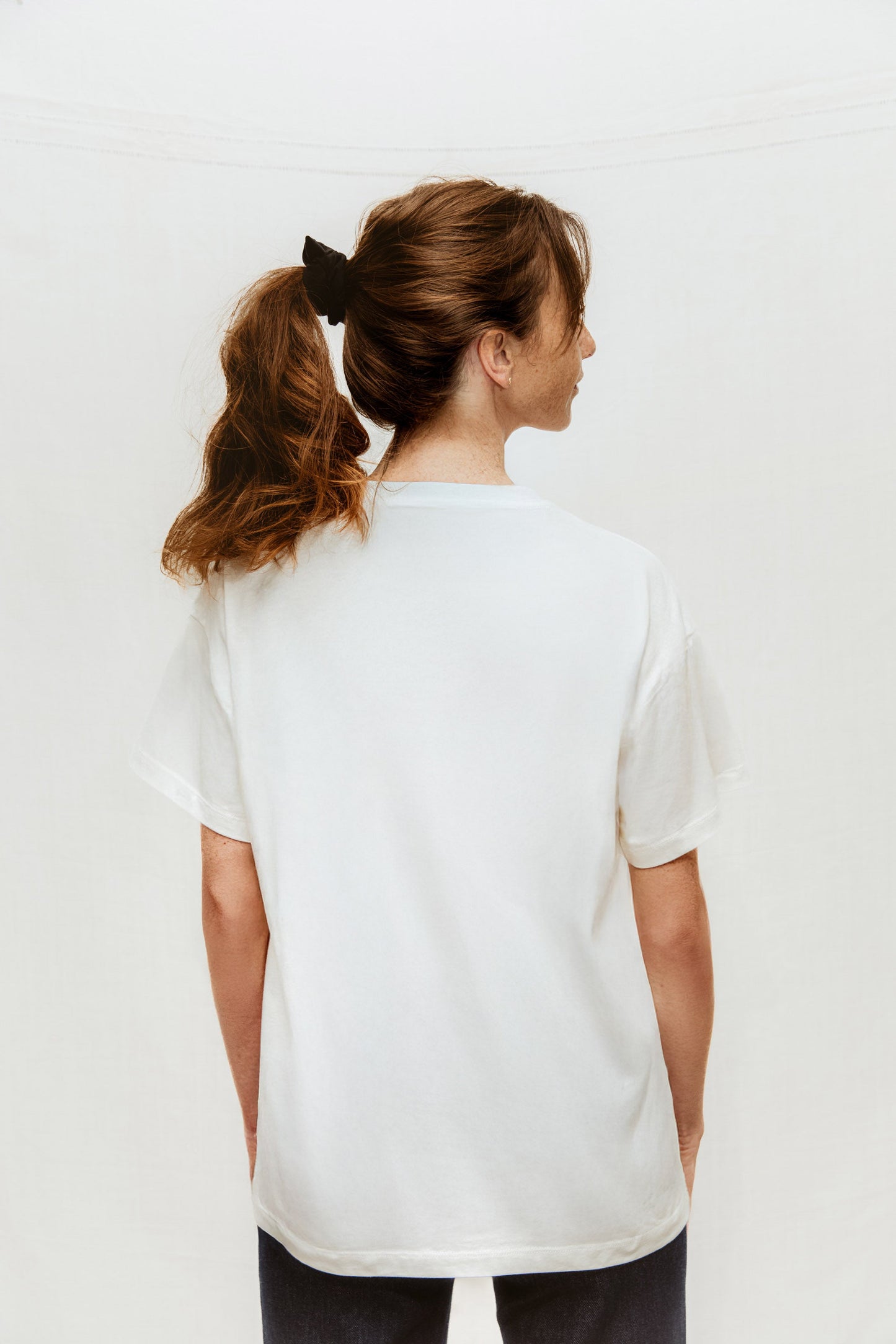 T-shirt large blanc - Fame