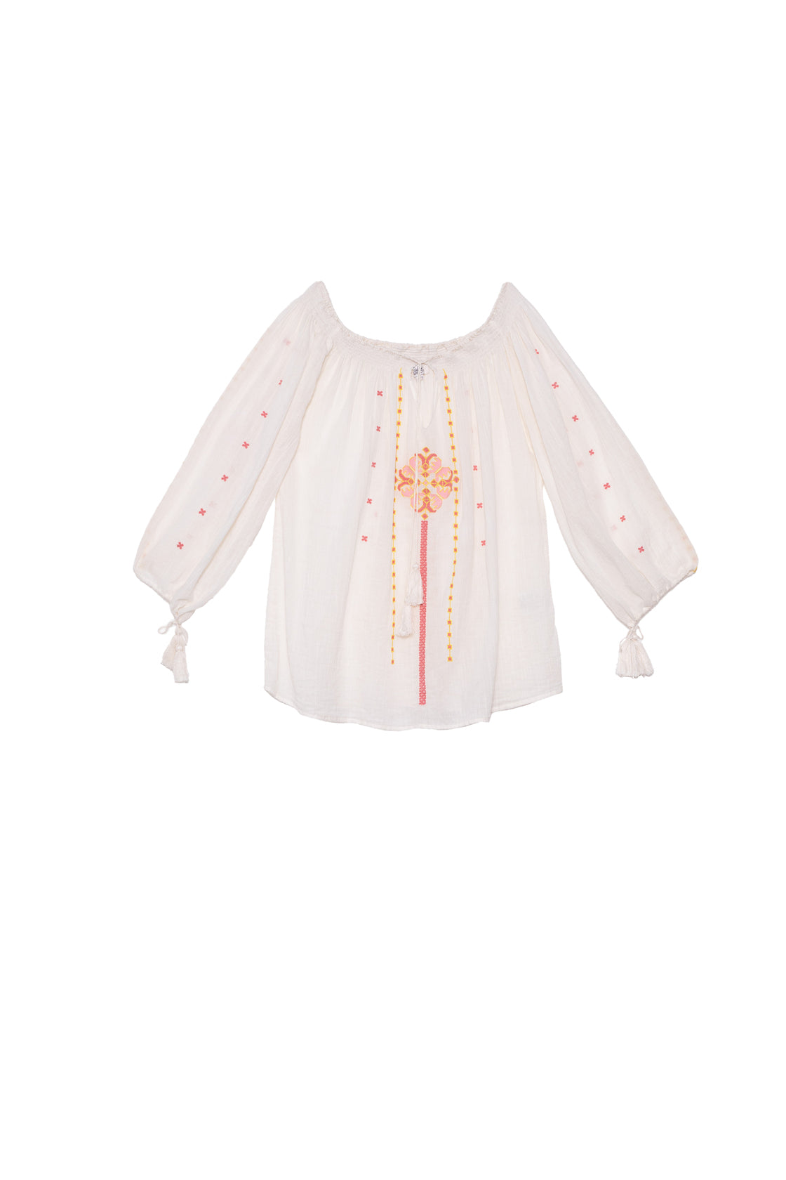 Blouse Bohème Blanche Camelia