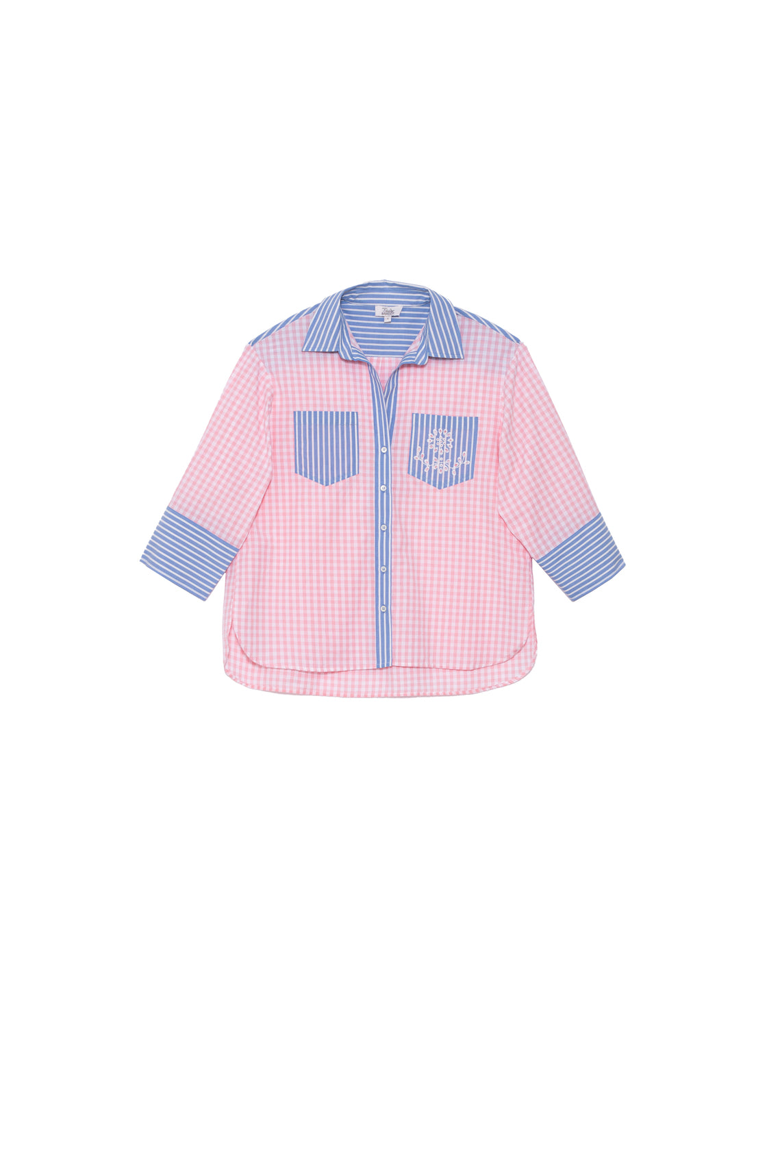 Chemise large Vichy Rose - Chouchou