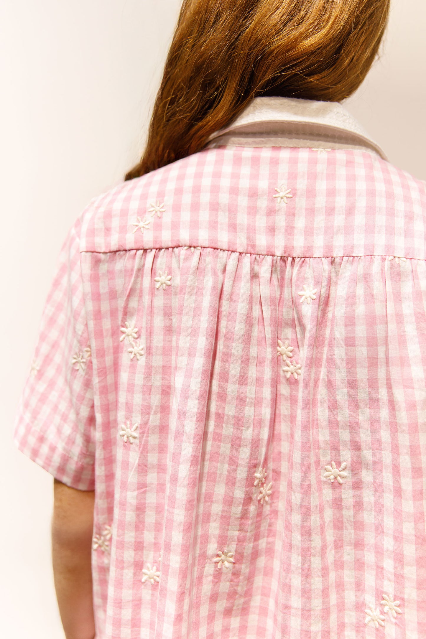 Chemise vichy rose – Chouquette