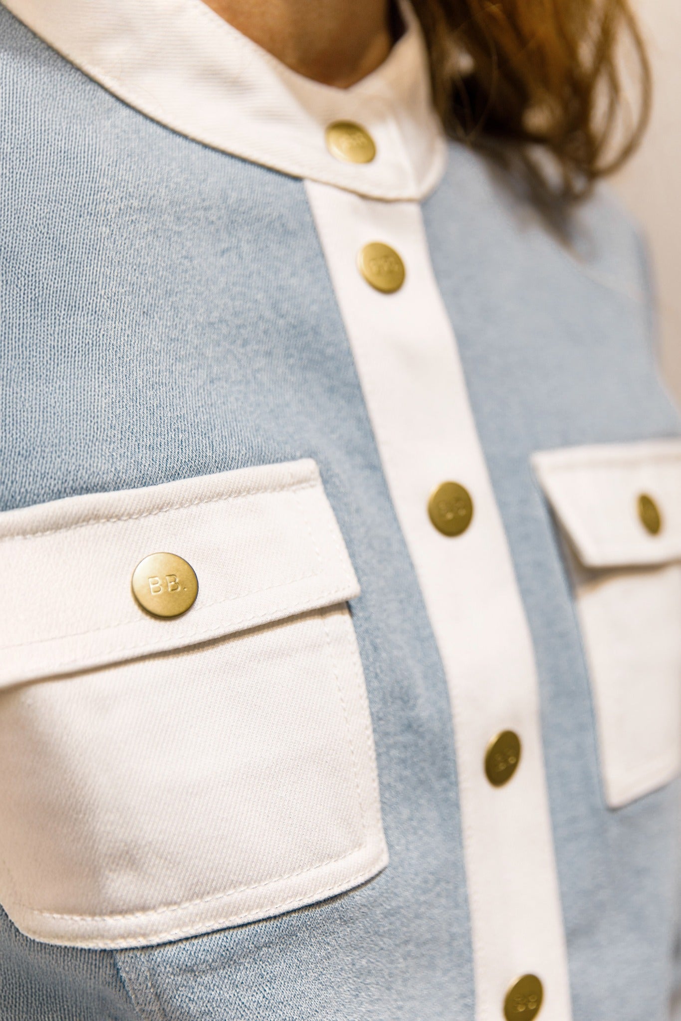 Blouson court bicolore – Gunther