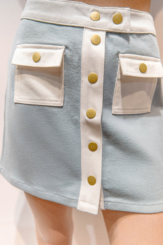 Jupe mini bicolore – Sub